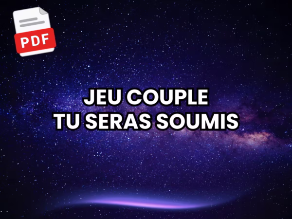 Jeu couple Tu seras soumis