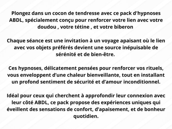 Pack Hypnose ABDL HypnoLabSphère