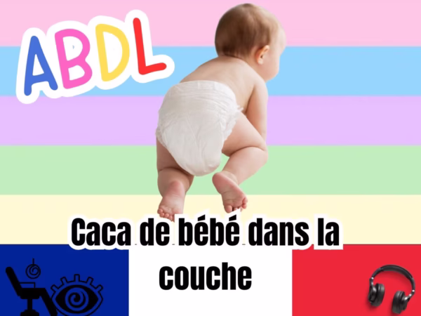 Abdl caca de bébé dans la couche