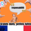 Abdl petit bébé montré du doigt avec écrit responsabilité