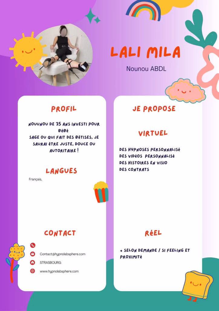 Cv nounou lali mila